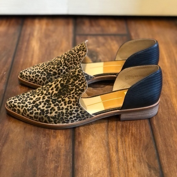 Dolce Vita Shoes - Dolce Vita Kamila Leopard Pointed Toe Mules Size 7
